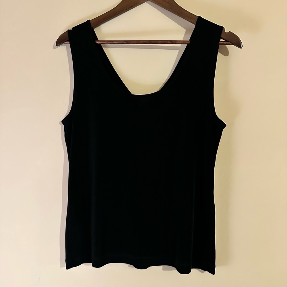 Chico’s Travelers Black Sleeveless Top NWT